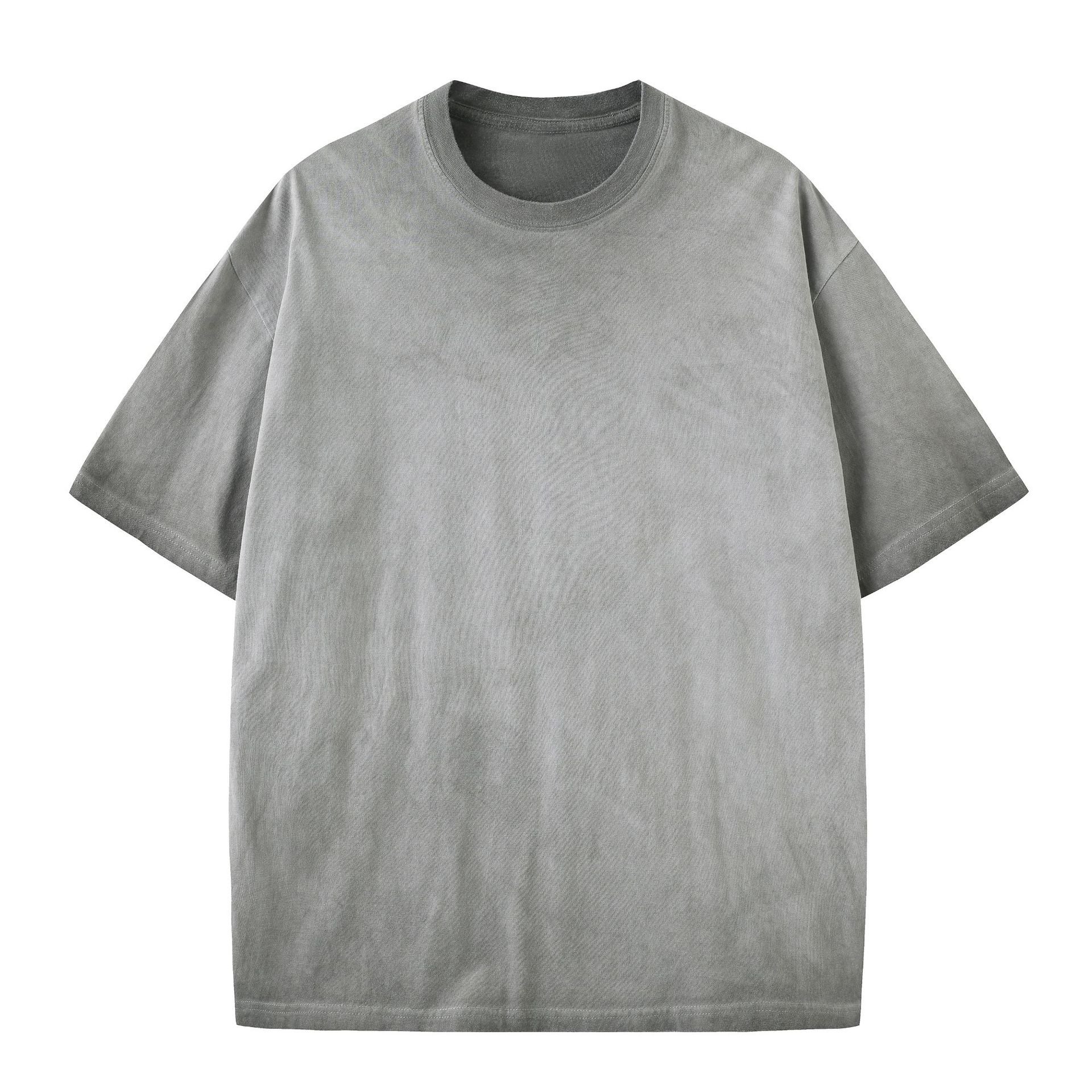 High Quality Custom Oversized Blank Men 100% Cotton Tshirt Print Vintage Organic acid wash t shirt