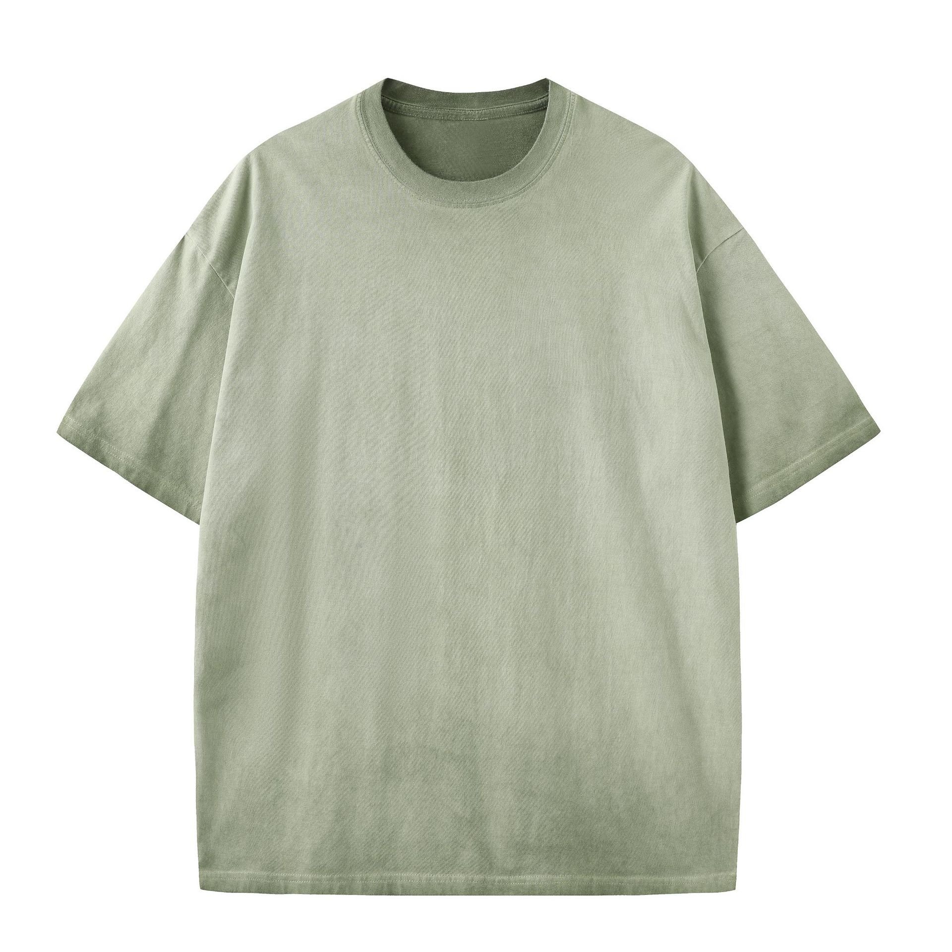 High Quality Custom Oversized Blank Men 100% Cotton Tshirt Print Vintage Organic acid wash t shirt