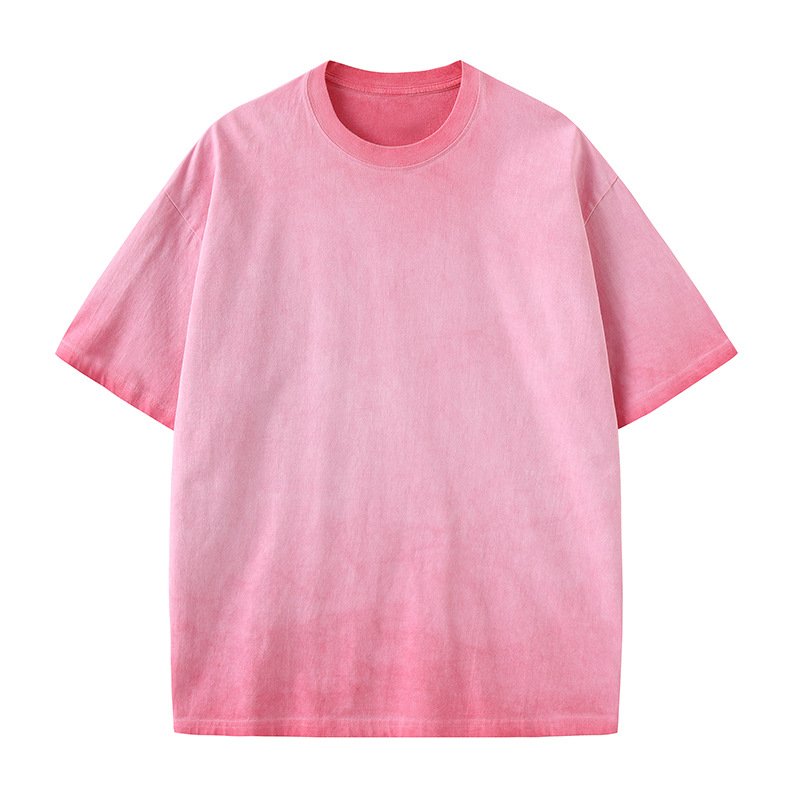 High Quality Custom Oversized Blank Men 100% Cotton Tshirt Print Vintage Organic acid wash t shirt