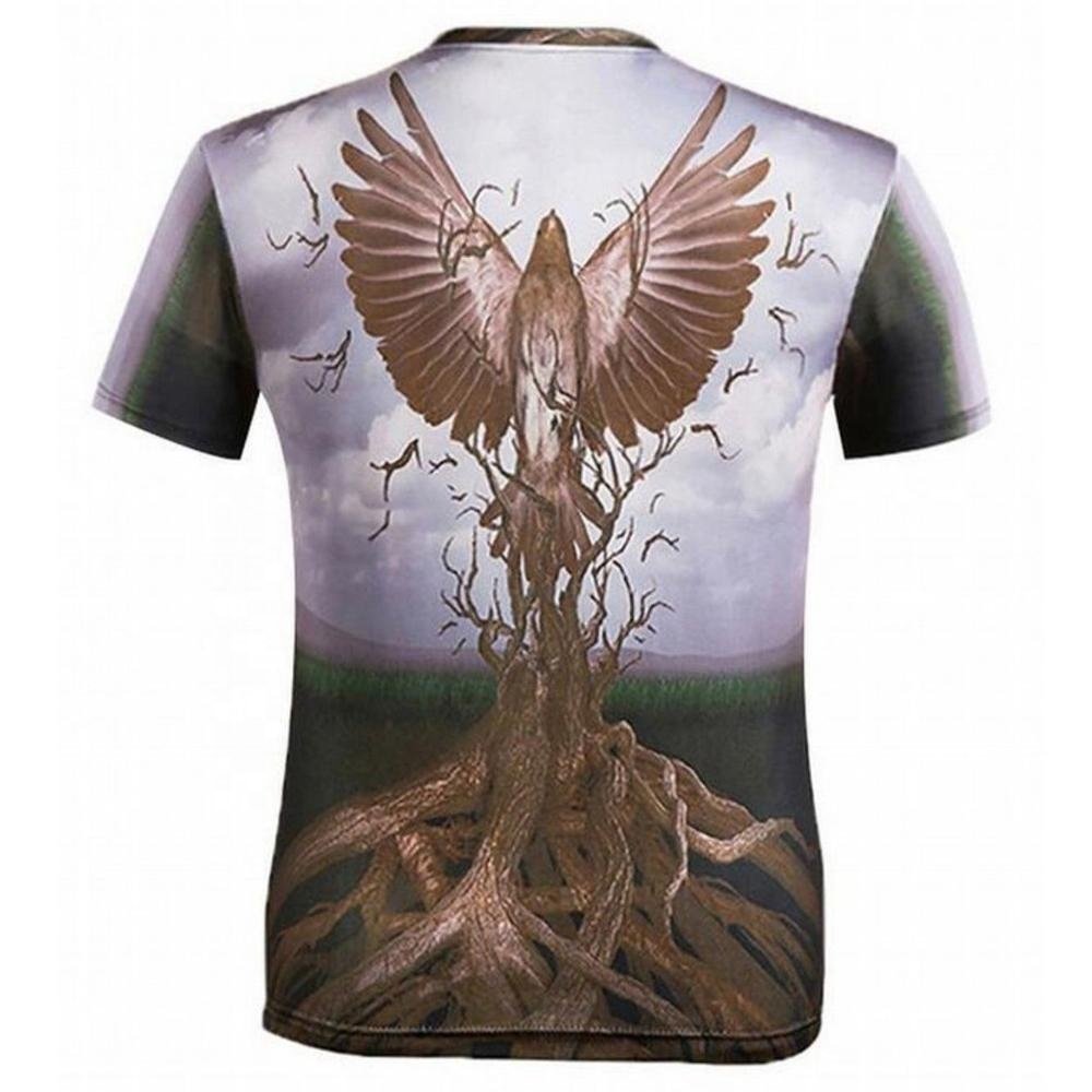 Professional Manufacturing Sublimation Men's T-Shirt 100% Polyester T Shirt Sublimation Promotional Sublimation T-Shirt For Men