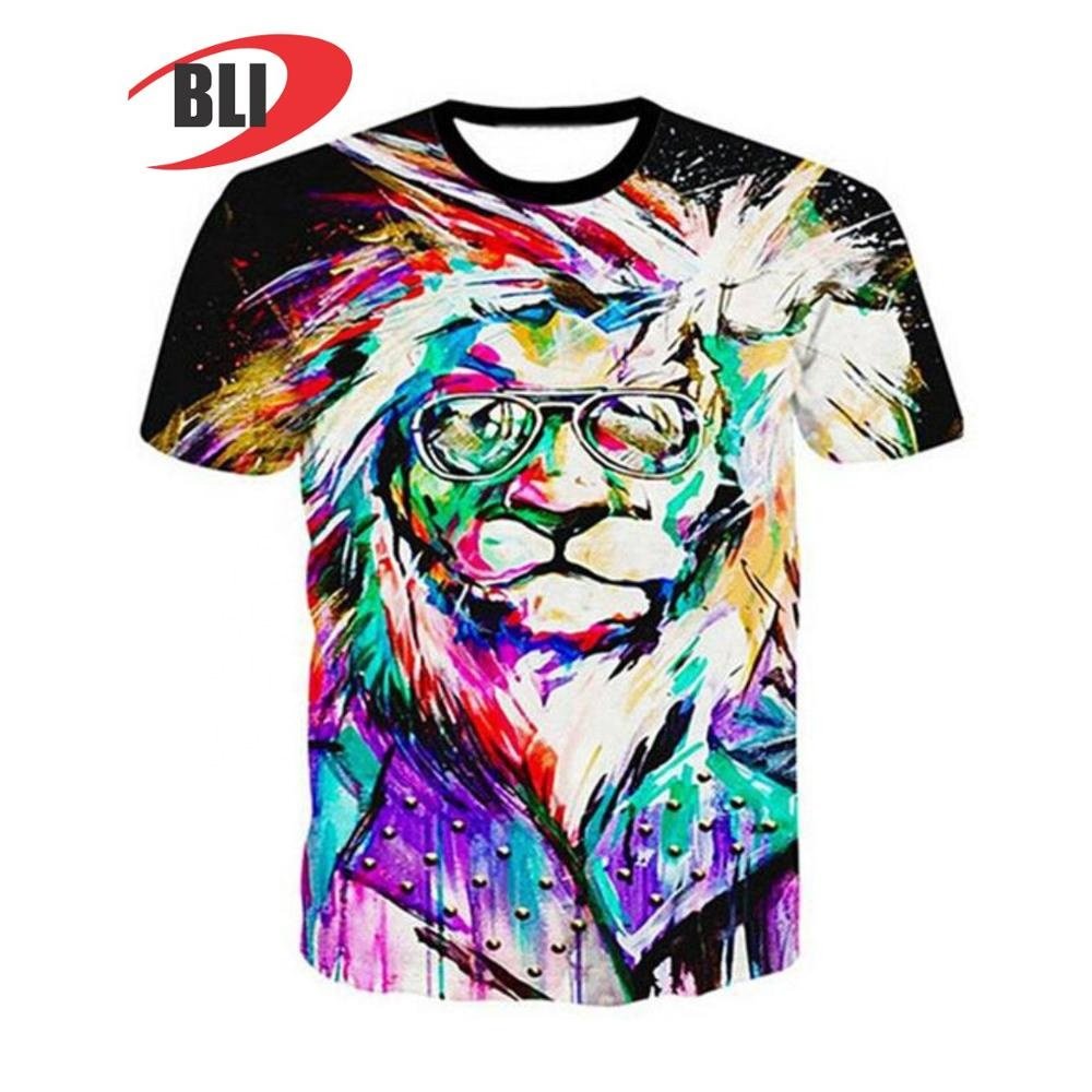 Professional Manufacturing Sublimation Men's T-Shirt 100% Polyester T Shirt Sublimation Promotional Sublimation T-Shirt For Men