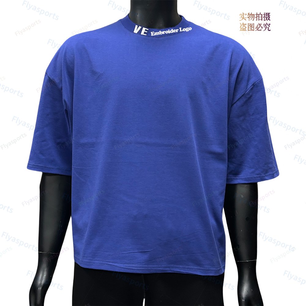 high quality heavyweight shirts graphic boxy cropped fit tee men's t-shirts casual oversized tshirt blank custom t shirt for men