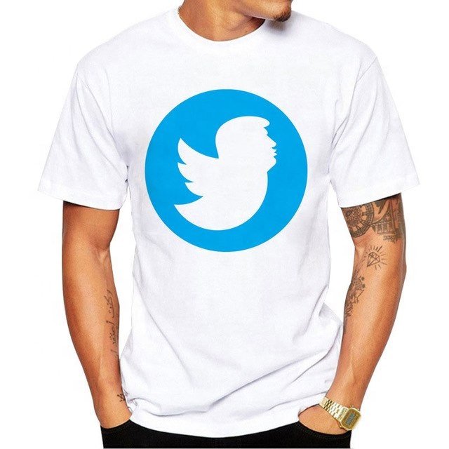 Men's Custom Printed Advertising Cotton Polyester T-Shirt Promotional Cotton Blend Oversized round Collar Campaign Tee Shirt