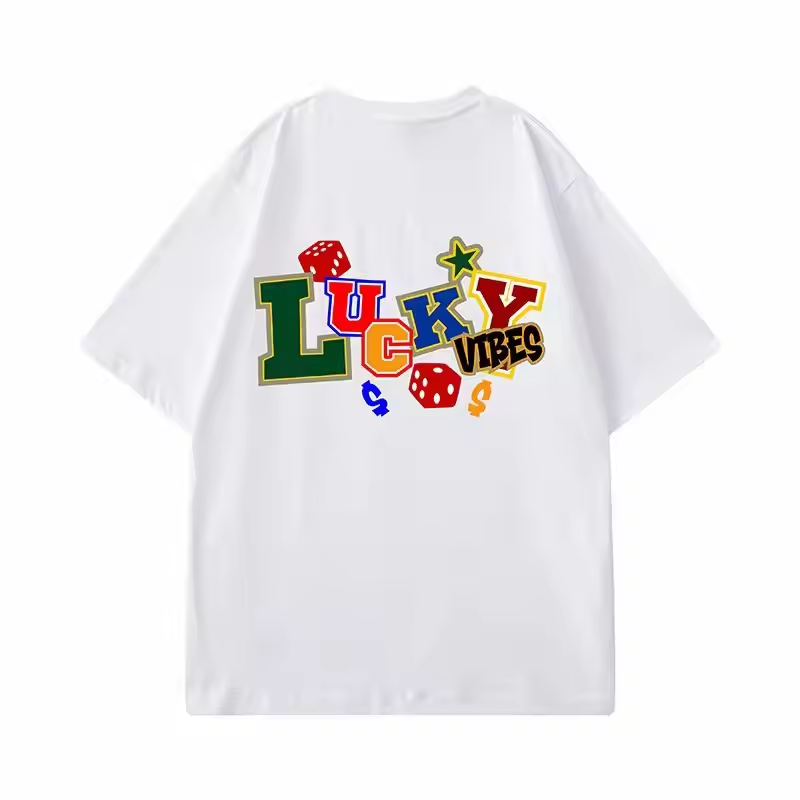 100% Cotton 260gsm Multicolour Men Women Unisex Customizable Blank Casual T Shirt Heavy Weight Men's Clothes