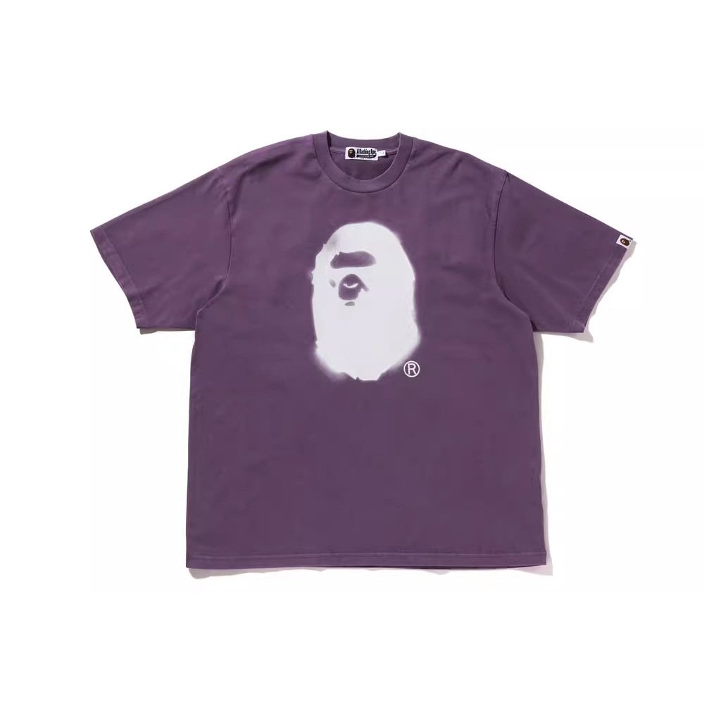 2024 New Design Wholesale Ape Letter Print T-shirts Casual Loose Round Neck Short Sleeve Men T-shirts