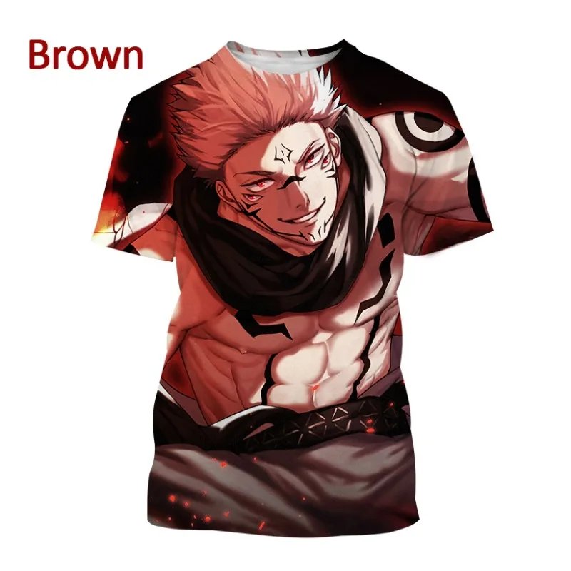 Anime Jujutsu Kaisen 3D Printed Casual Hip Hop Harajuku Short Sleeve T Shirt ops for Men and Women Graphic Shirts