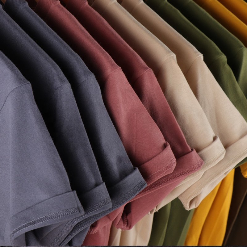 Oversized Casual Blank 100% Cotton T Shirt Round Neck Men'S T-Shirts With Custom Logo Plain T Shirt For Men