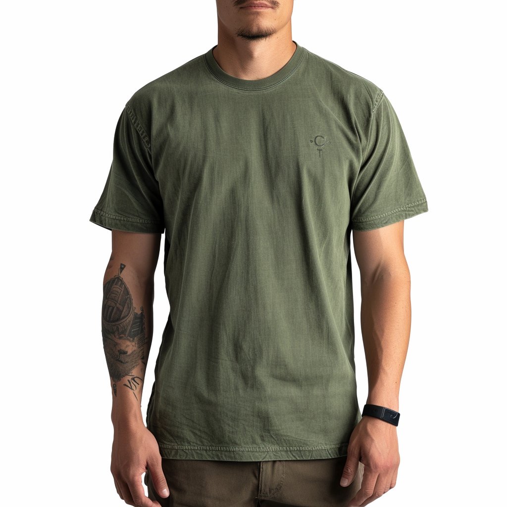 Custom Men's Pigment Dyed Heavy Cotton T Shirt, High Quality 100% Cotton Garment Dyed Vintage Streetwear T-shirt
