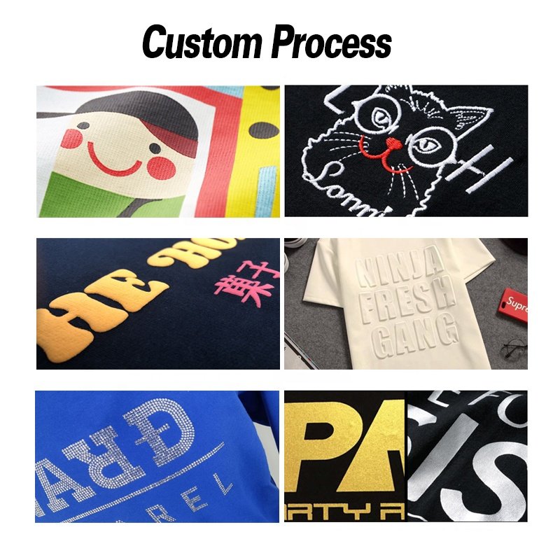 Custom Cotton DTG Printed Men's T-shirt Wholesale Screen Printed Design Double Layer Long Sleeve T-shirt for Men