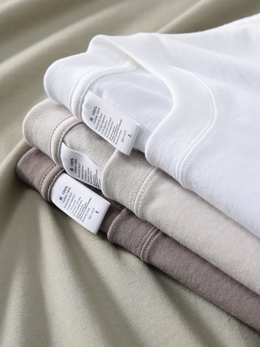 Men's blank T-shirt, classic cotton crew neck T-shirt, moisture wicking T-shirt Customized men's T-shirt