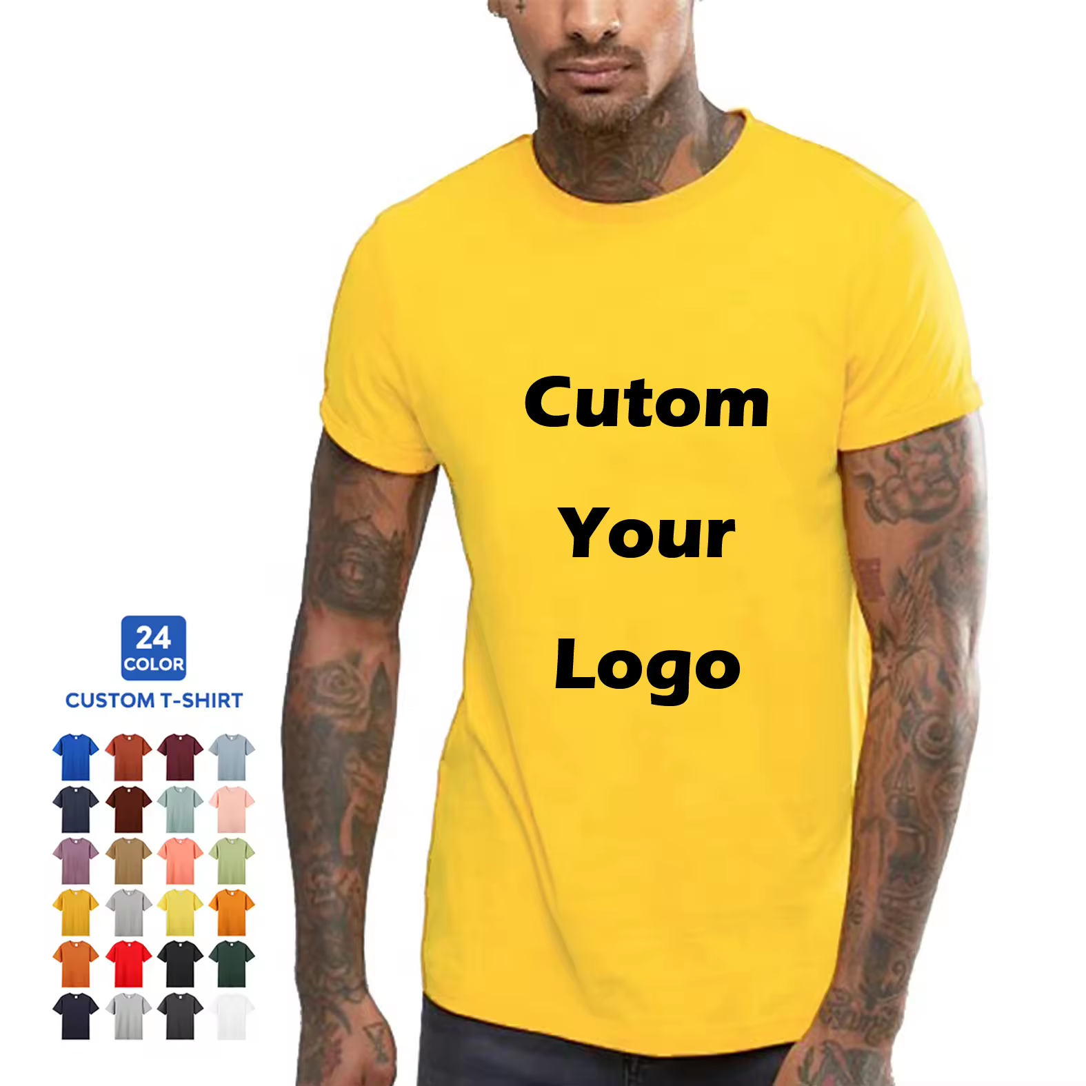 wholesale mens camiseta High Quality t-shirt printing on demand custom printed logo label 100% cotton embroidery blank t shirt