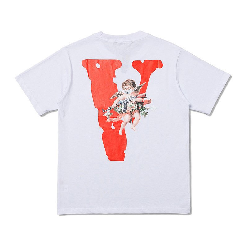 High Quality Breathable T-shirt Accept Customize Logo Graphic Vlones Designer Custom Brand Printing Cotton Men's T-shirts