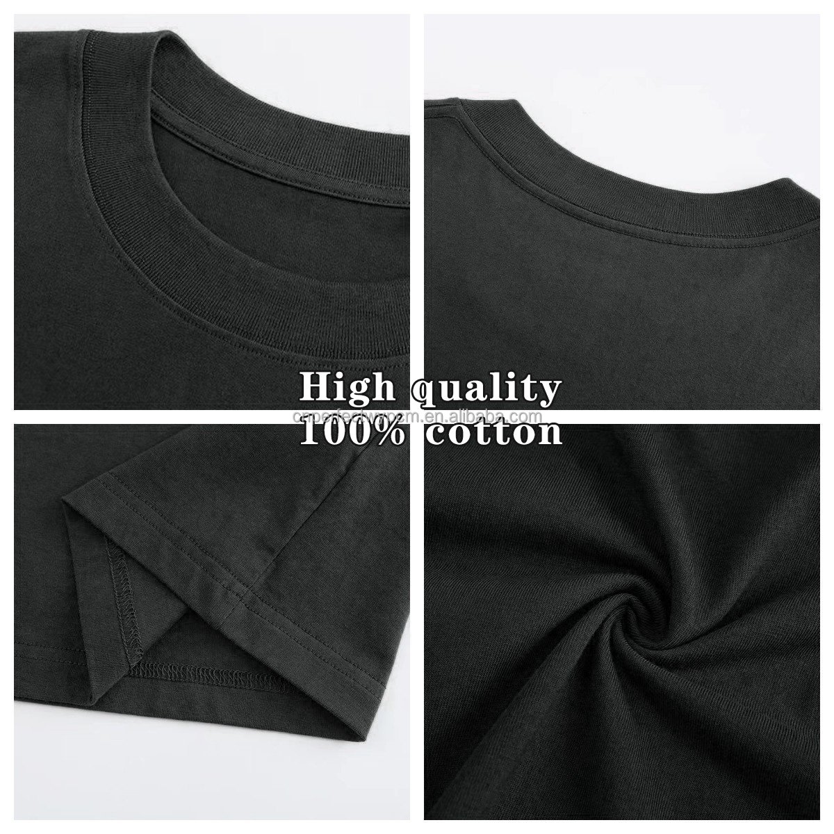 High Quality 100% Cotton Oversized Heavy T-shirt Custom Printing Heavyweight T Shirt Plain Blank Men's T-shirt For Unisex