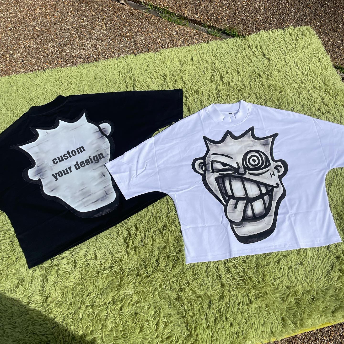 custom high quality 100%cotton boxy fit cropped streetwear distressed oversized heavyweight digital screen print men's t-shirts