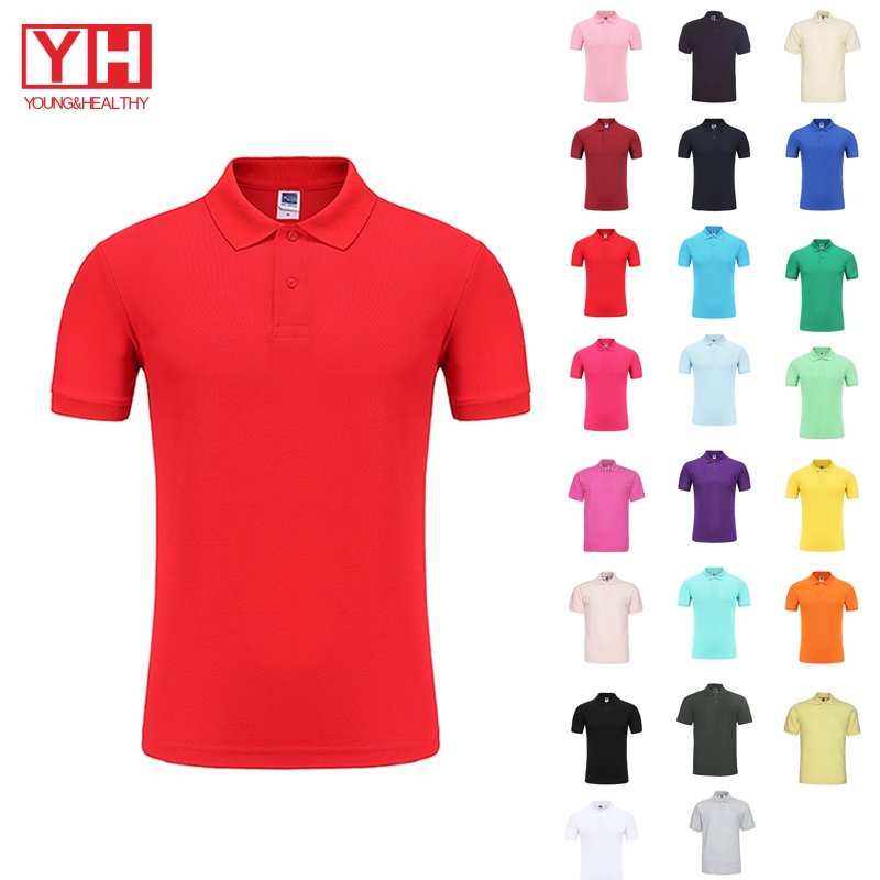 Blank High Quality Golf 100% Cotton Polo T-shirt Polo For Men And Women Round Neck Men's Polo Shirt