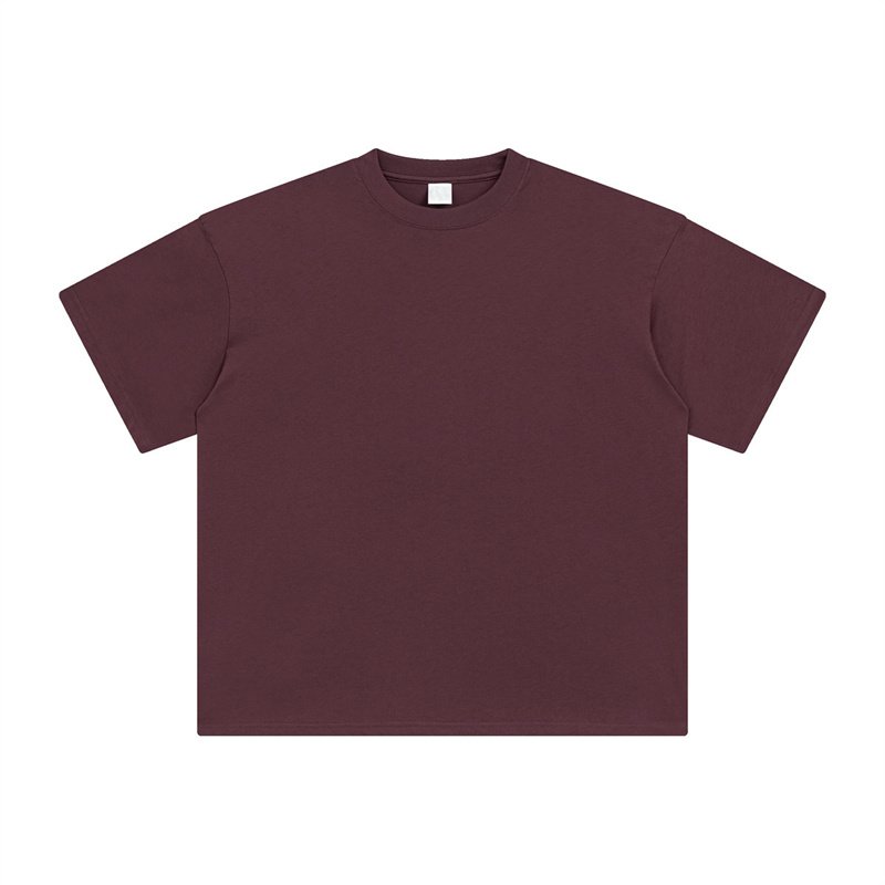 Short Sleeve 100% Cotton 250 GSM Jet Dyeing Men's T-shirt Heavy Weight Oversize Acid Wash Vintage T Shirt for Men