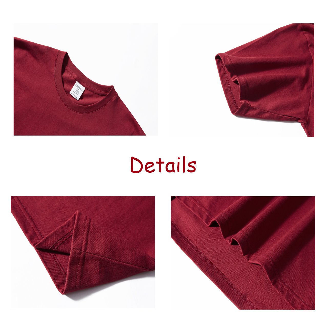 OEM ODM wholesale custom logo oversized T-shirt 100% cotton silk screen men's T-shirt 240 GSM comfortable soft T-shirt