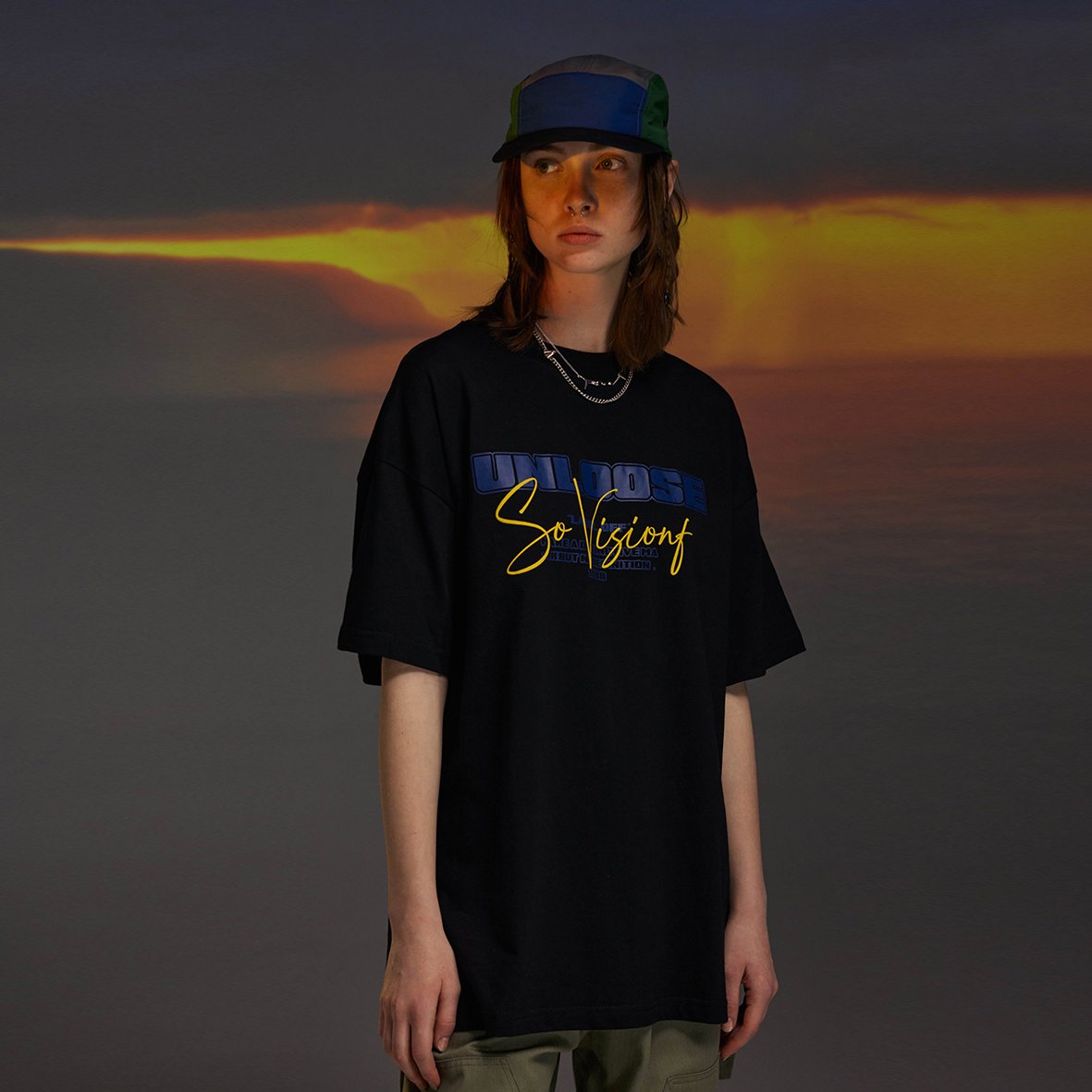 Custom Fashion Summer High Streetwear Unisex Plus Size Letter Screen Printed Design Short Sleeve Men'S 200G T-Shirts With Two Co