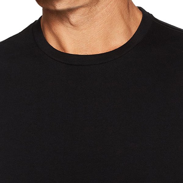 180G crew neck knitted short sleeve hip hop stretchable custom logo black embroidered printing men's t shirt