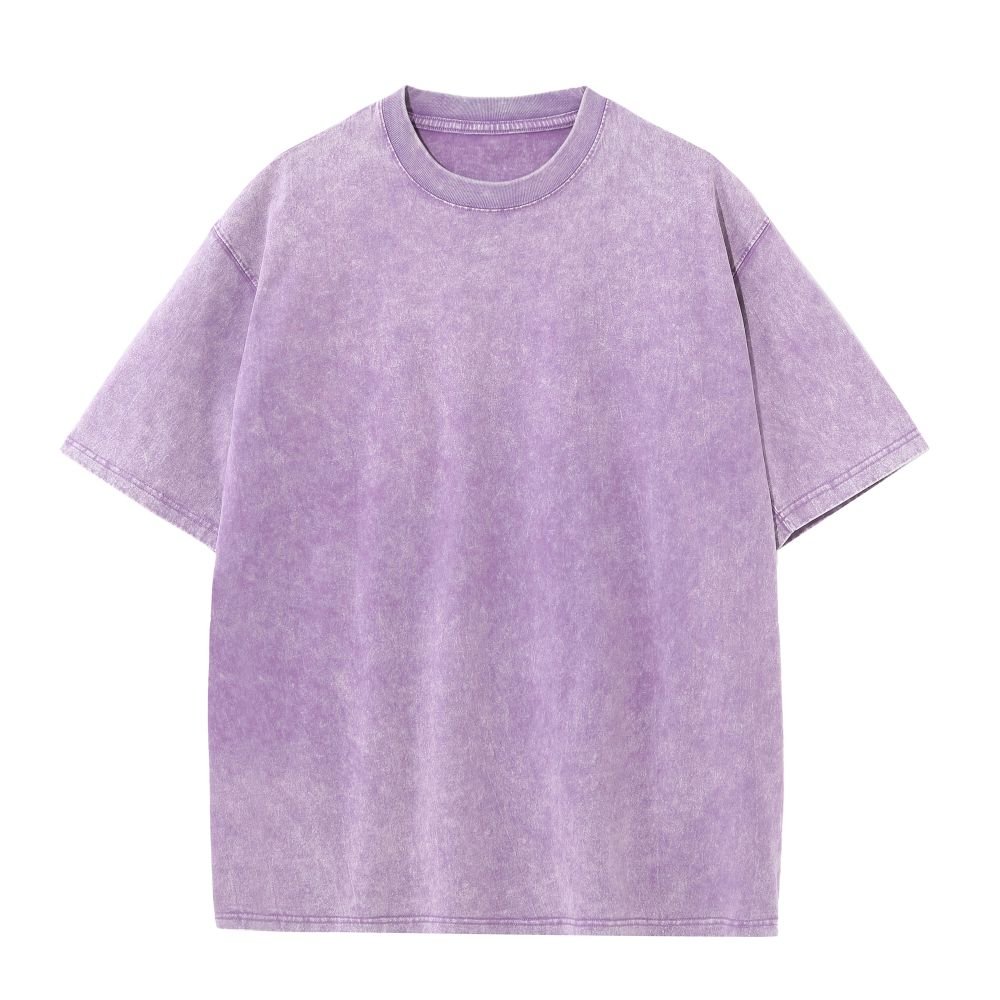 100% Cotton Vintage Style O-Neck 270g Fabric Weight for Casual Fashion in Autumn Men's Retro Batik T-Shirt