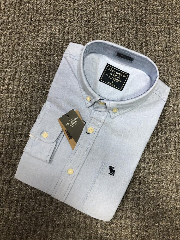 Autumn and winter men's long sleeve shirt deer cotton thick Oxford spinning youth business casual men's long sleeve shirt
