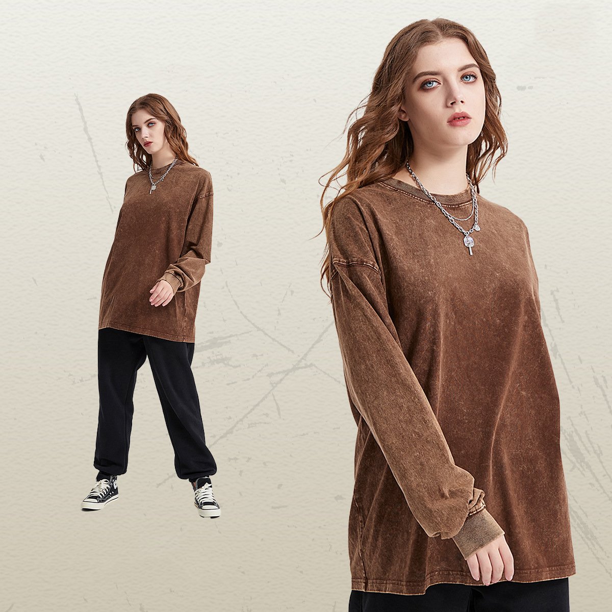 High Quality 100% Cotton Acid Washing Blank Men's T-shirts Heavyweight Oversized Tshirt Printing Custom T Shirt For Man