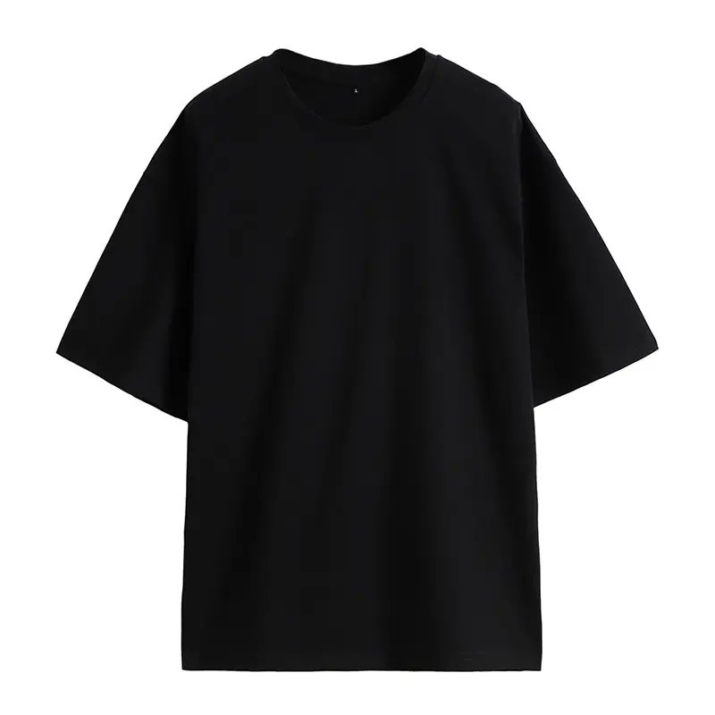 Oversized Luxury Wholesale Customized Plain Fashion Casual T Shirt Drop Shoulder Blank Plain T Shirt Men's T-Shirts