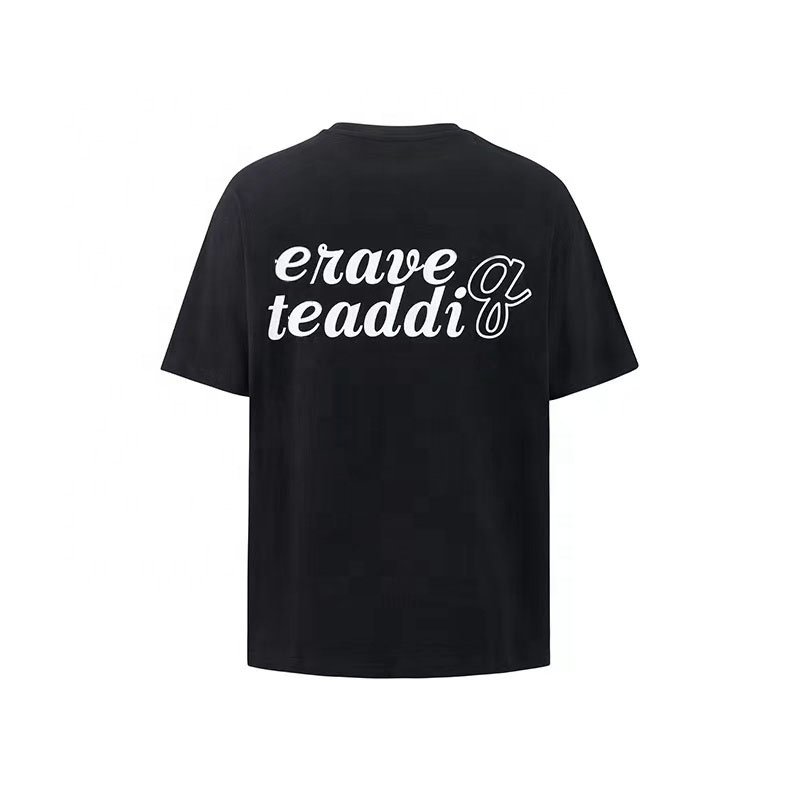 Oversize plain green Tshirt 100% Cotton Streetwear Hip Hop Blank Custom Logo Silk Screen Printing Vintage T Shirts men's t-shirt