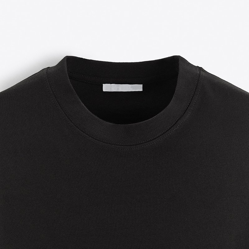 men's heavy cotton t shirt luxury quality oversized drop shoulder loose t-shirt streetwear crew neck blank plain t shirt for men