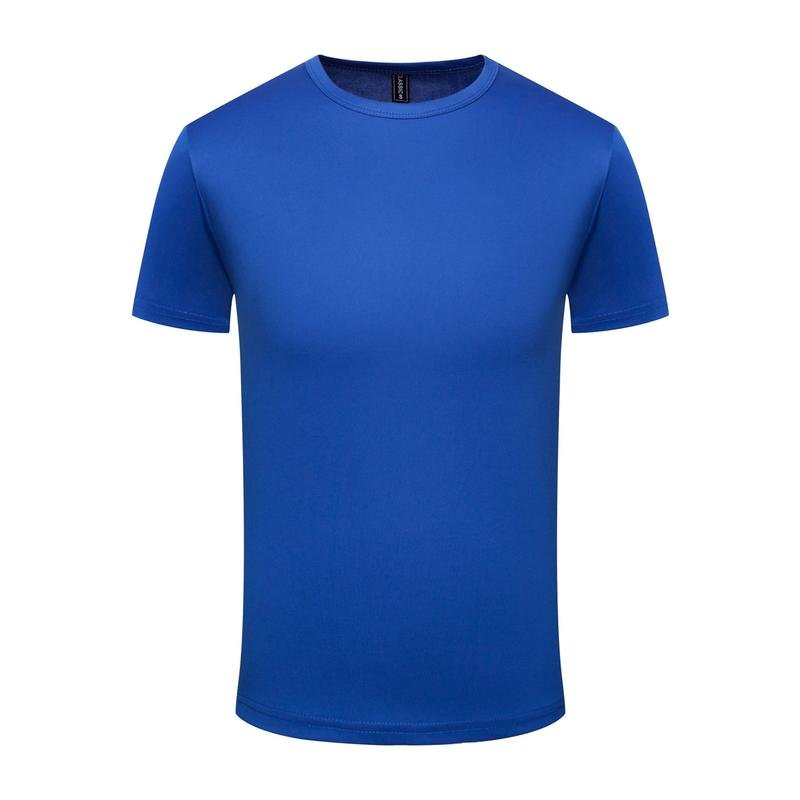 Plain men's t shirt Polyester tee quick tshirts custom sublimation printing logo unisex gym Sports t-shirts for men