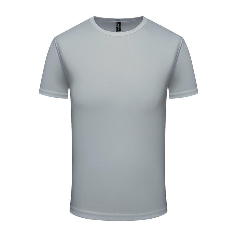 Plain men's t shirt Polyester tee quick tshirts custom sublimation printing logo unisex gym Sports t-shirts for men
