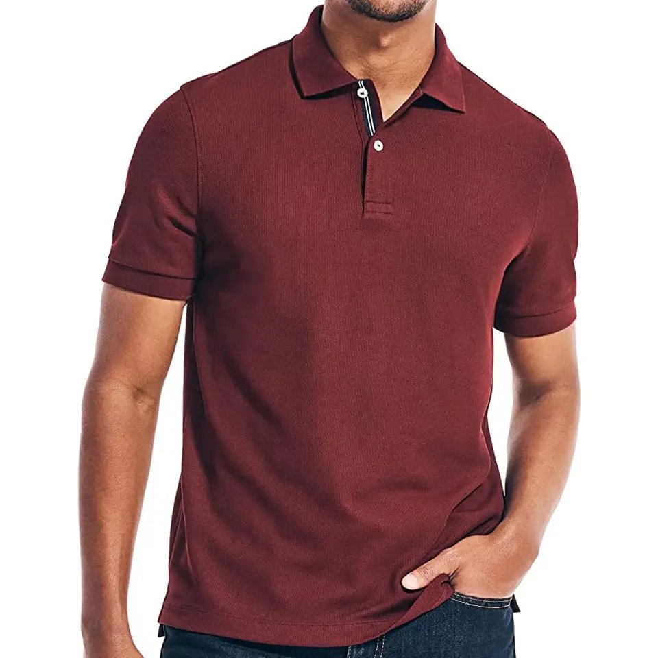 HOT SALES New Arrival Slim Fit 100% Cotton Polo T-Shirt Custom Logo Office Uniform Design Polo Shirt Luxury style Polo Shirt