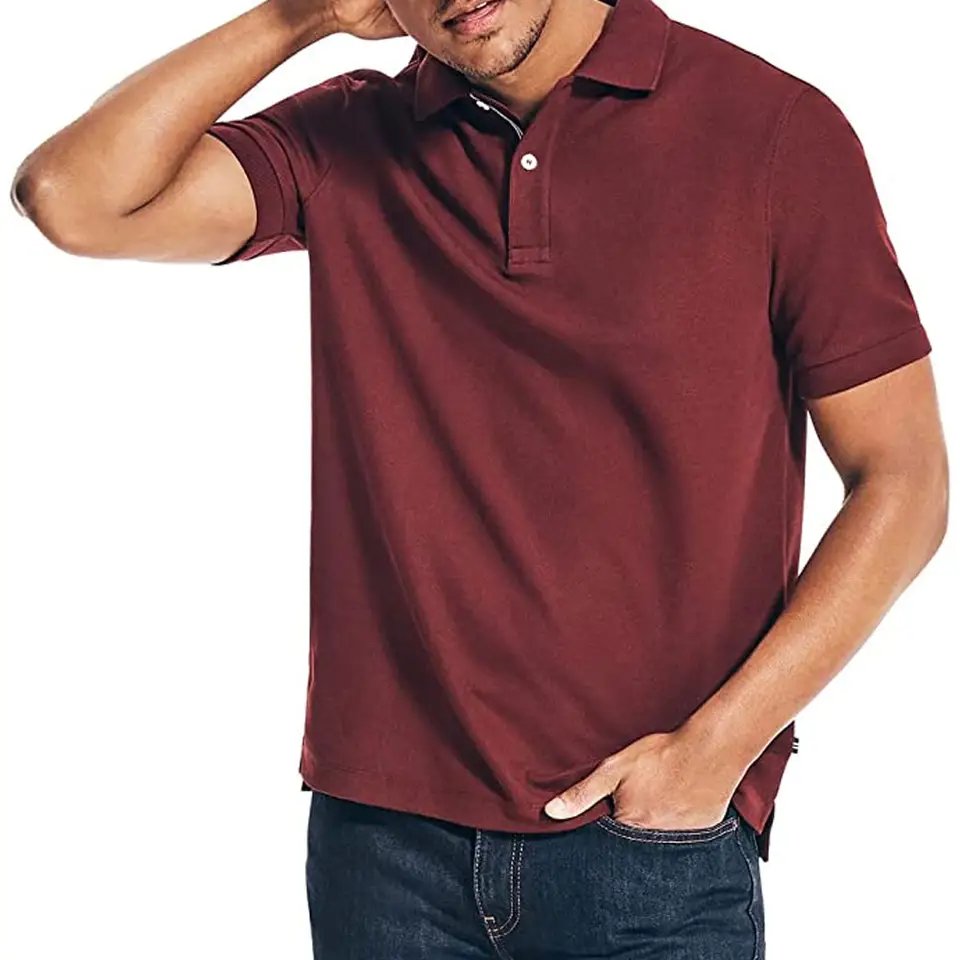 HOT SALES New Arrival Slim Fit 100% Cotton Polo T-Shirt Custom Logo Office Uniform Design Polo Shirt Luxury style Polo Shirt