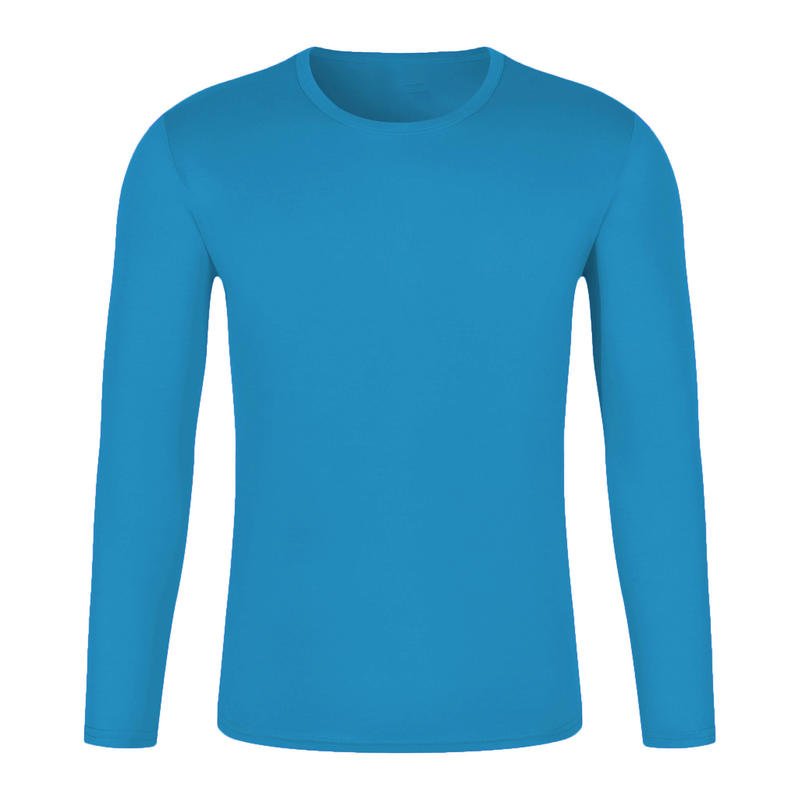 Wholesale Custom 100% Polyester Long Sleeve Shirt Good Wear Cozy Skin-friendly Resistence and Elasticity Shirts for Men