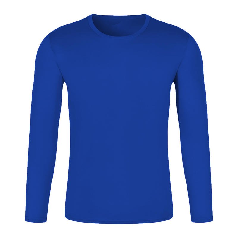 Wholesale Custom 100% Polyester Long Sleeve Shirt Good Wear Cozy Skin-friendly Resistence and Elasticity Shirts for Men