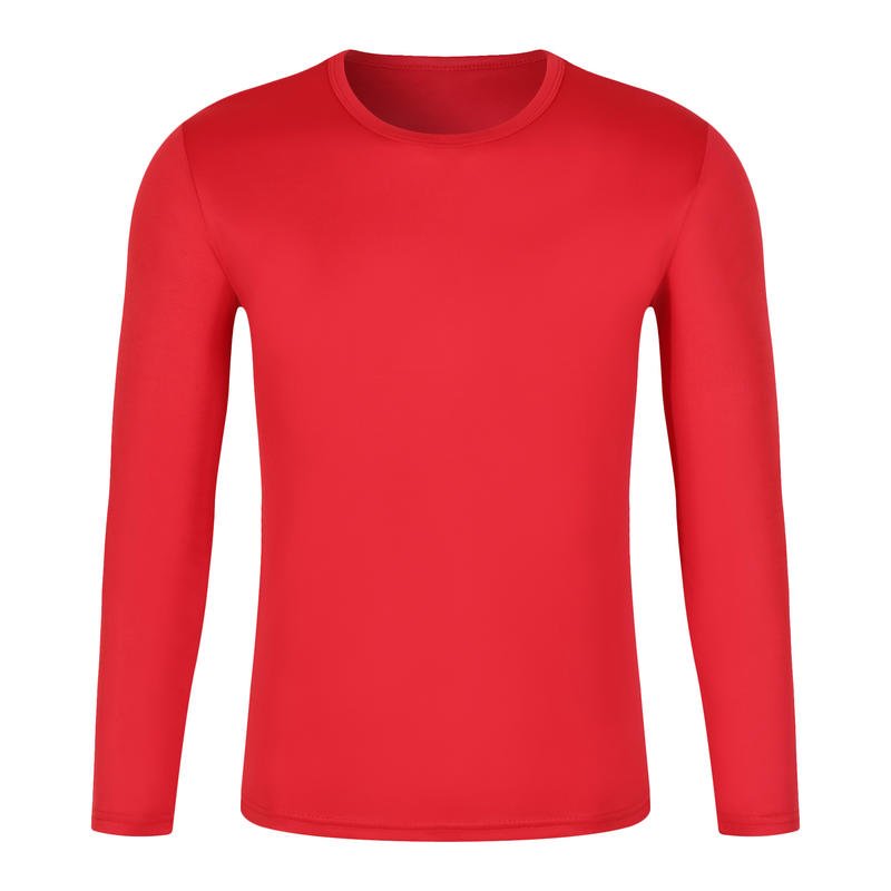 Wholesale Custom 100% Polyester Long Sleeve Shirt Good Wear Cozy Skin-friendly Resistence and Elasticity Shirts for Men