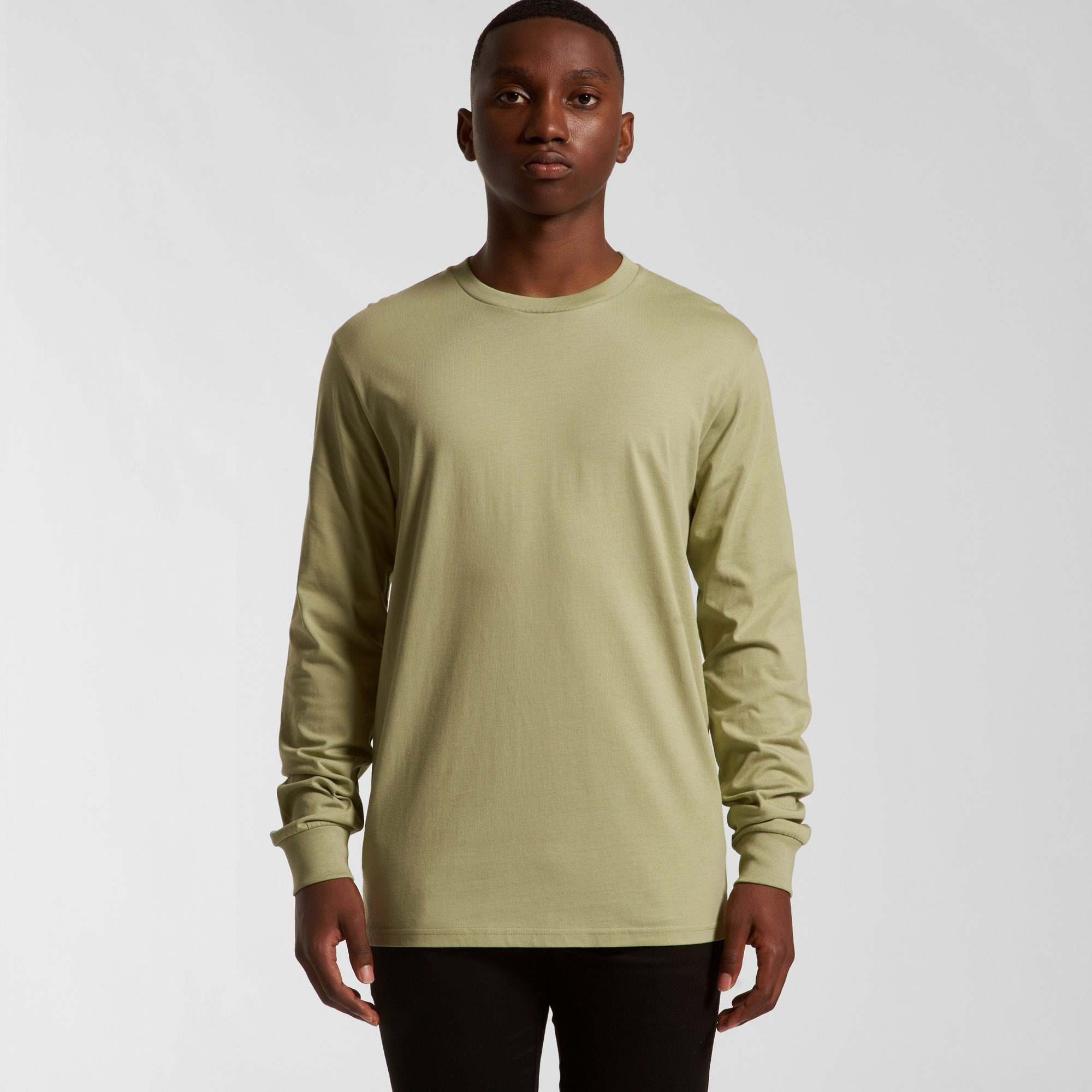 Solid Multi-Color Heavy Cotton Men's O-neck Long Sleeved Men's T-Shirts New Autumn Long Sleeve T-Shirt Men 100% Cotton