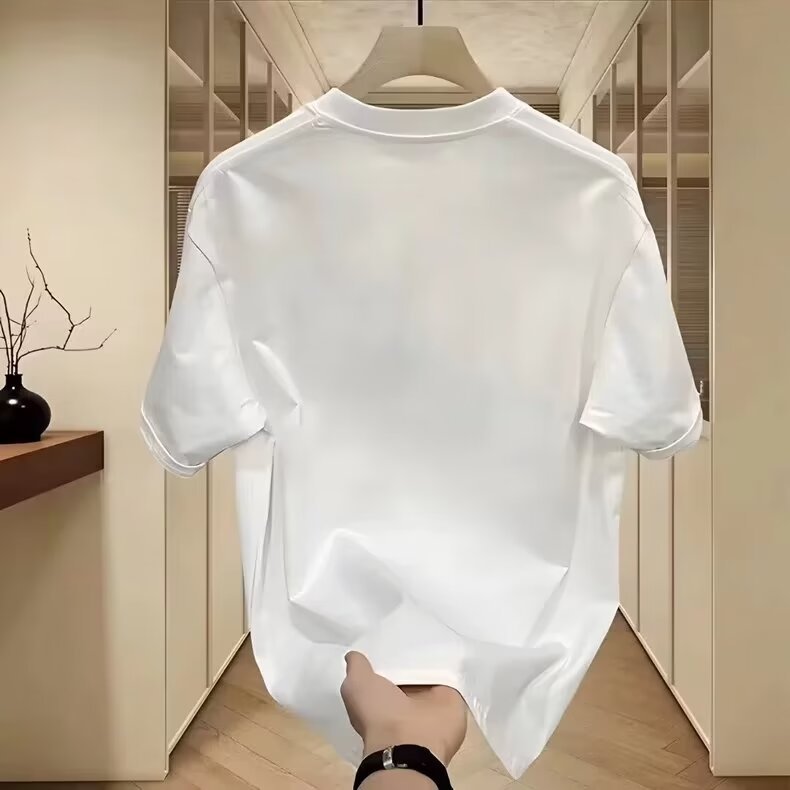 Summer T-shirt for men, new American fashion brand couple half sleeved top, loose casual base shirt, T round neck T-shirt