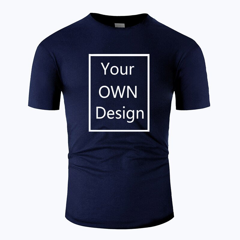 Men'S Clothing T Shirt Custom Printed 100% Cotton T-shirts Tees Men Tops Summer Fashion