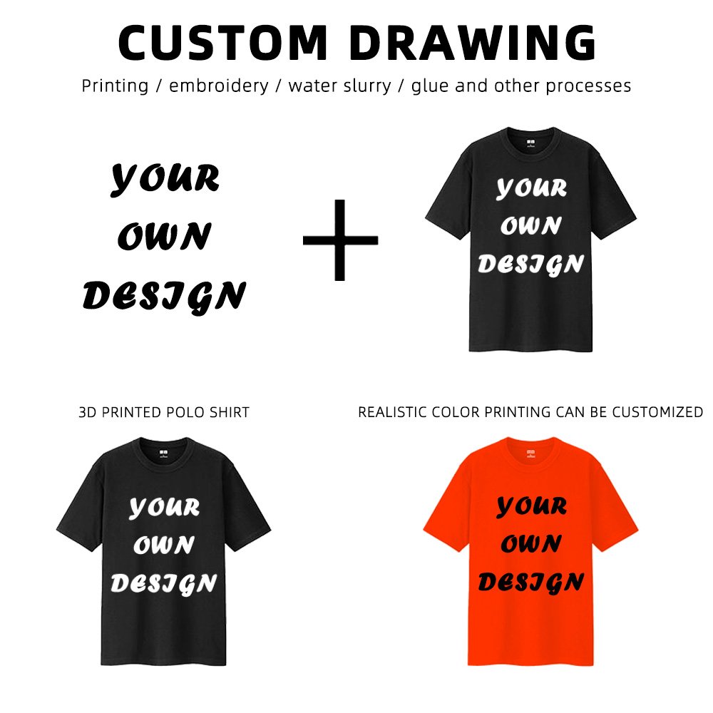 High Quality 2022 Plus Size Men's T-shirts Custom Women's T-shirts Custom Blank Plain T-shirts
