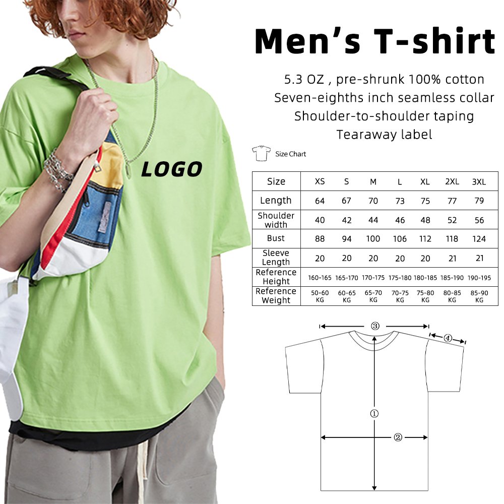 High Quality 2022 Plus Size Men's T-shirts Custom Women's T-shirts Custom Blank Plain T-shirts