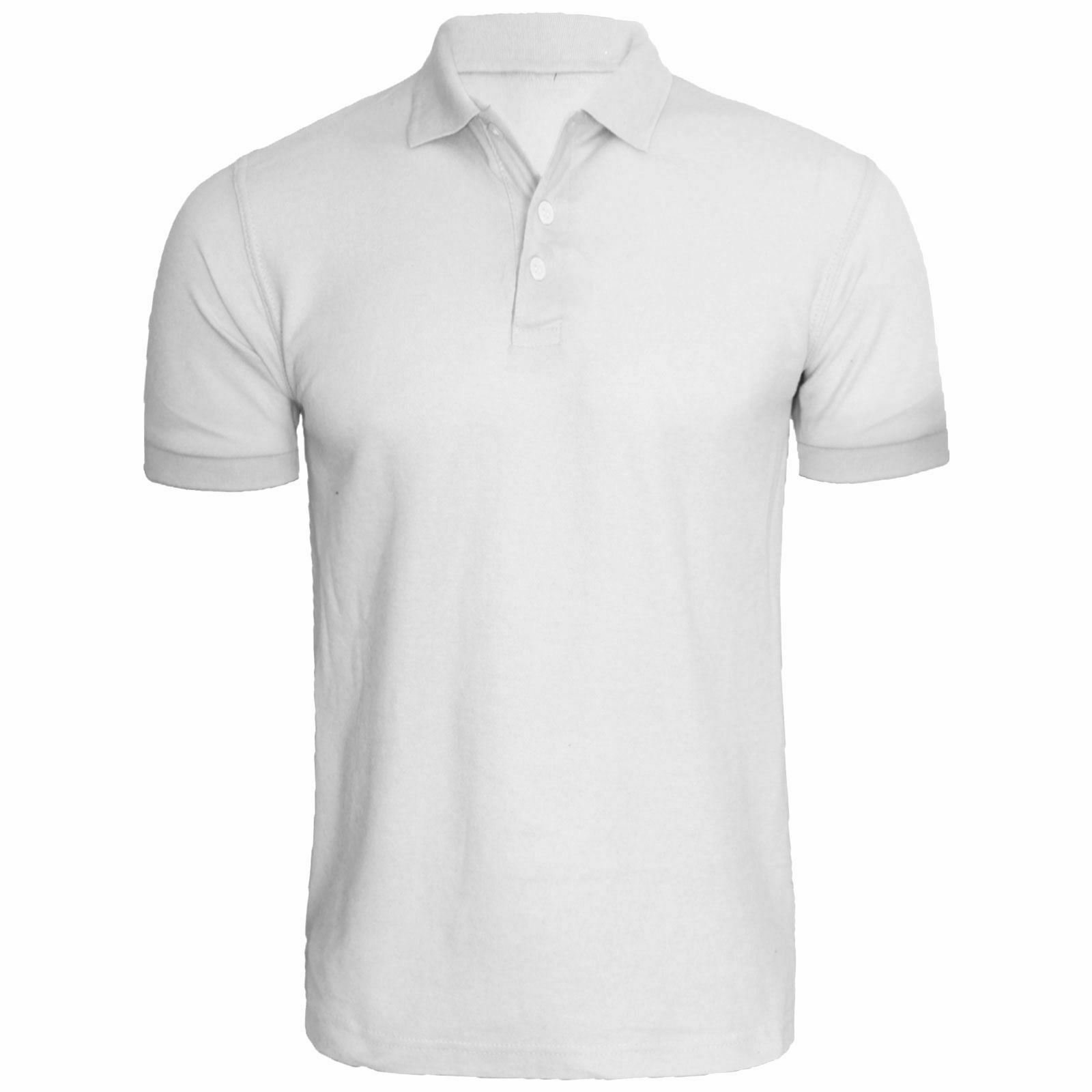 Golf Polo Shirt Men 100% Pique Cotton Men's Polo Shirts Custom Print Shirts Wholesale Custom Logo Cotton Blank Polo Plain
