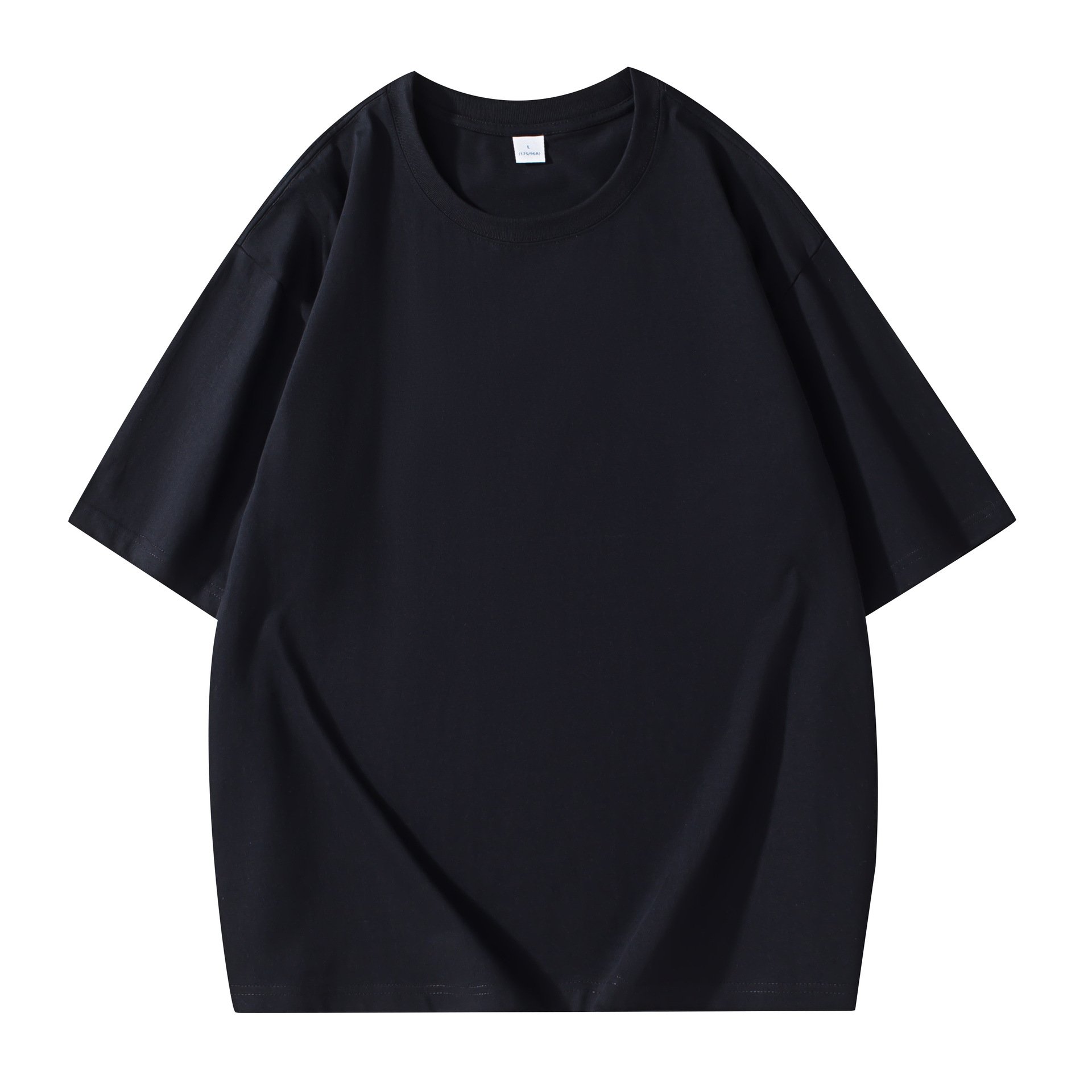 260gsm Heavy Weight Oversized Men's T-Shirt Blank Plain Color Cotton High Street Custom Printed Unisex Graphic T-Shirt For Men