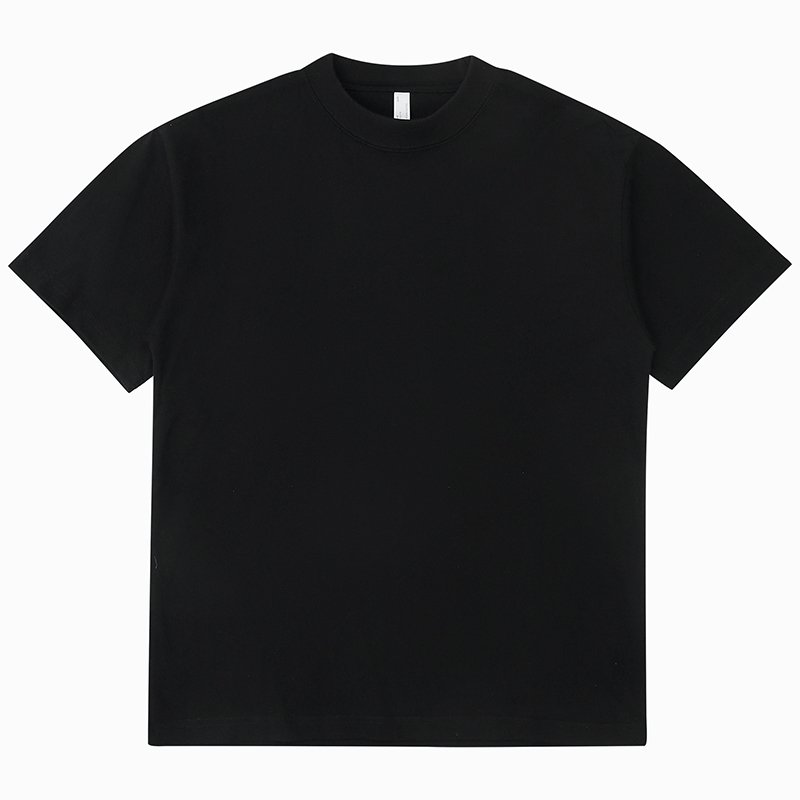 Wholesale heavyweight 100%cotton 240GSM men's and women's universal oversized blank T-shirt custom logo print men's T-shirt