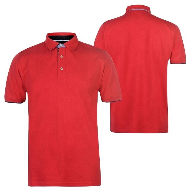 Custom OEM Plus Size Men's T-Shirts 100% Cotton Short Sleeves Street style Golf T Shirts Custom Logo Embroidery Polo T-Shirt