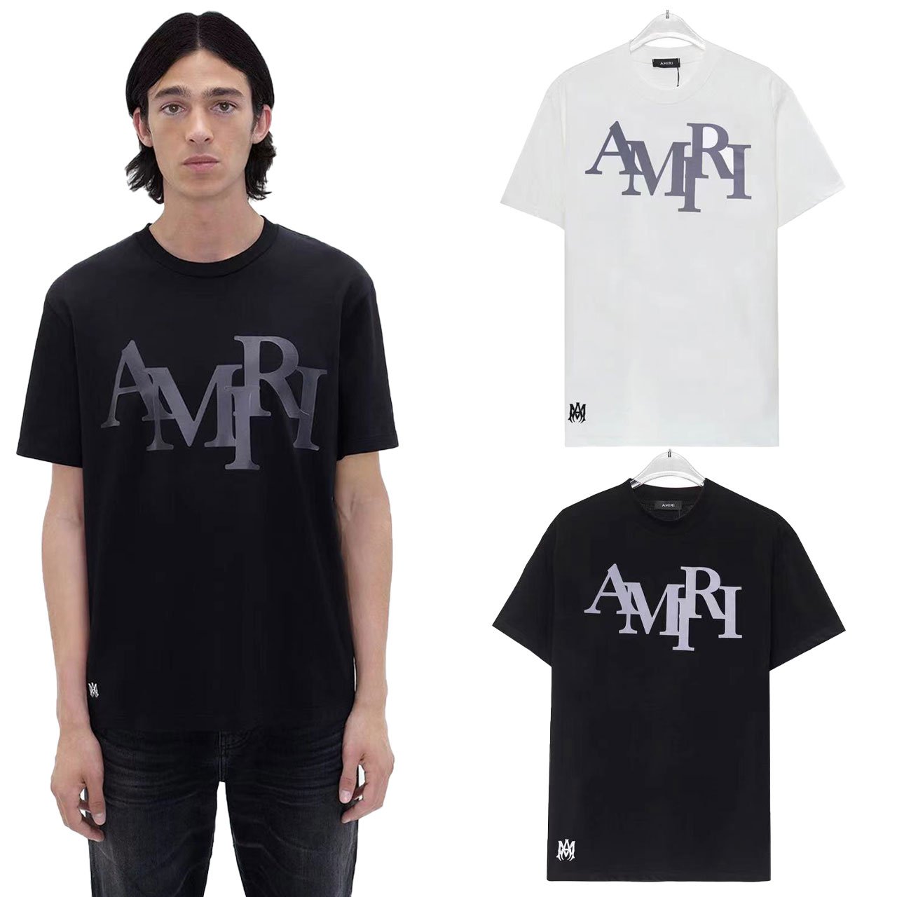 New American Fashion Brand Sweatpants And T-shirt Logo High Quality 1:1 Men And Women T-shirt