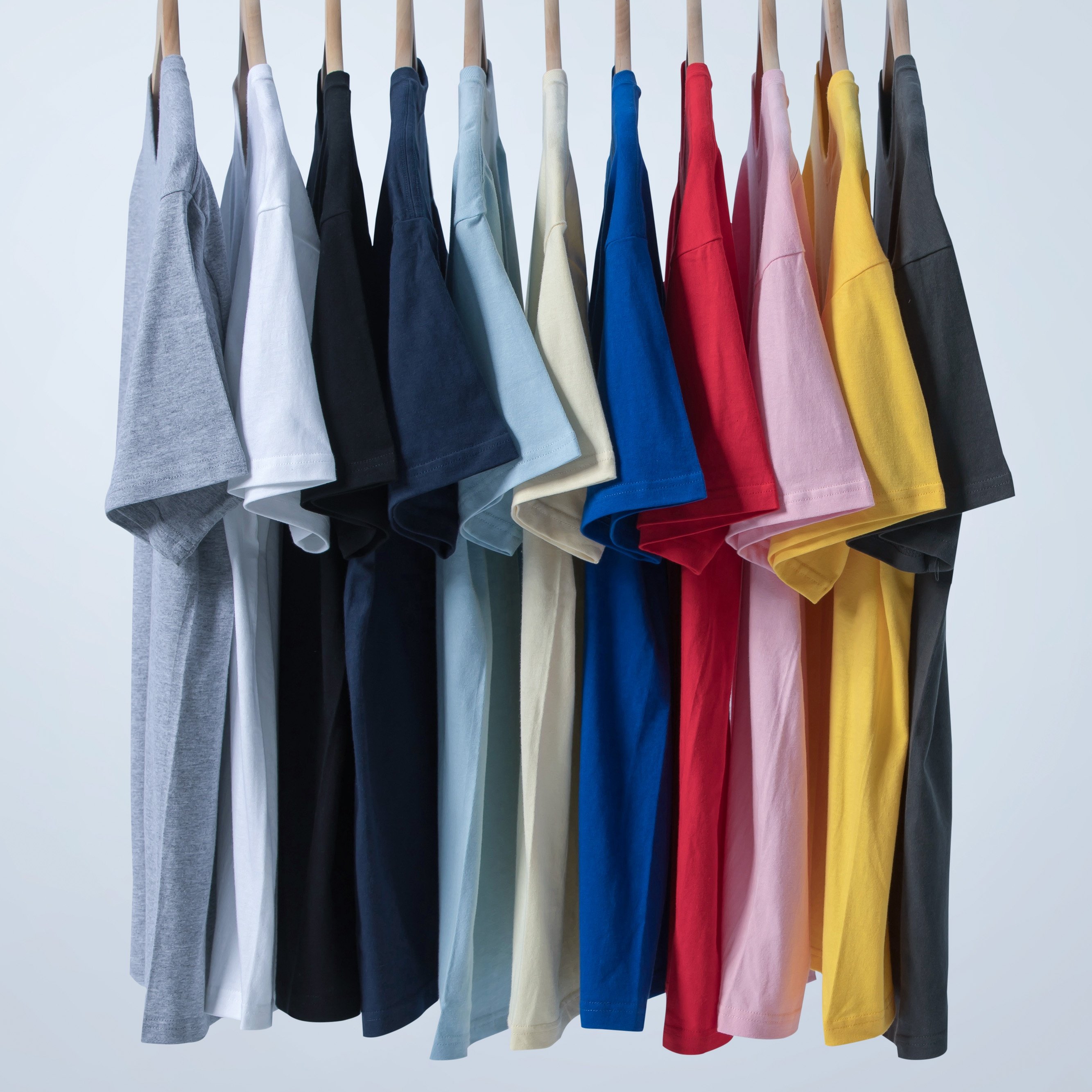 Wholesale Cotton Men's T-shirts Quality Blanks Plain Short-sleeve Shirt Oversize Unisex Plain White Tees Solid Clothing 86000