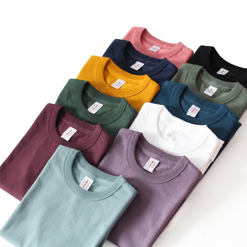 High Quality Cotton Custom T Shirt For Men Blank Heavy Weight Oversized Tshirt Vintage Drop Shoulder T Printing Men's T-Shirts