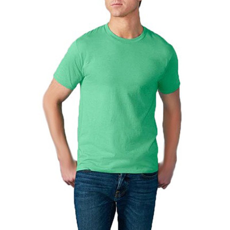 Customization Style 180G 100% Cotton OEM Blank Casual Clothes 8 Sizes 36 Colors Soft Competitive Price Men's T Shirts For Men