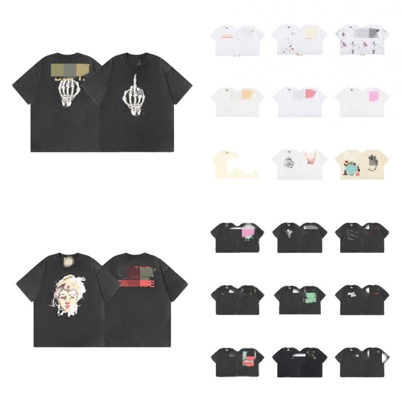 Top Quality Gallery Men's T-shirts Fashion Trend Loose Thick Fabric Short Sleeve Departments T-shirt Tee De La Galleriey Shirts